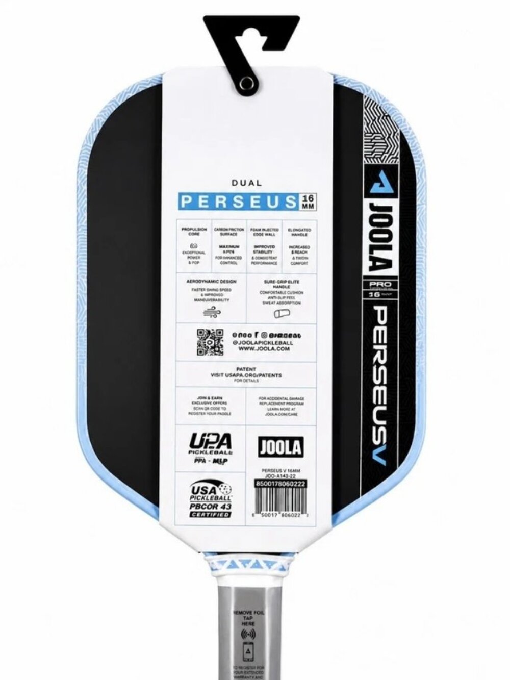 JOOLA Perseus Pro V 16mm Ben Johns Tournament Pickleball Paddle Sample